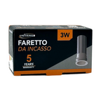 Faretto LED Rotondo da Incasso UNIVERSO R20-B 3W - CCT - immagine 5