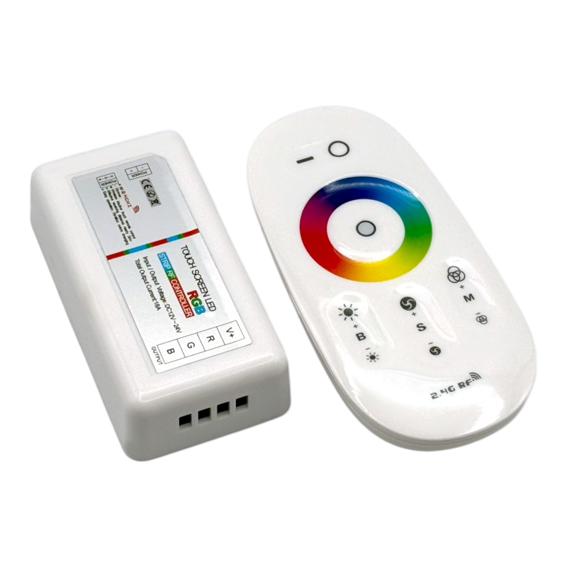 Telecomando Controller Touch Wireless per Strip LED RGB UNIVERSO AP1201 | DC 12/24V Portata 30m
