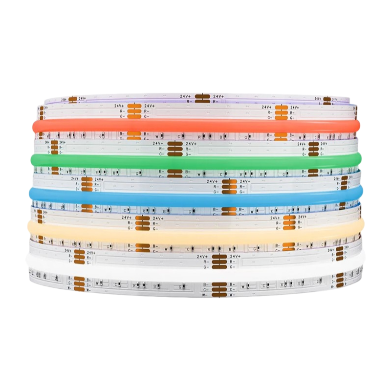 Striscia LED COB Flessibile UNIVERSO 5m | 50W Monocolore DC 24V 3000K-4000K-6500K + Blu/Rosso/Verde