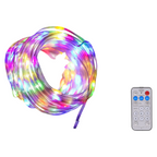 Striscia LED Natalizia Solare 10m con Pannello e Telecomando - immagine 7