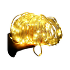 Striscia LED Natalizia Solare 10m con Pannello e Telecomando - immagine 3