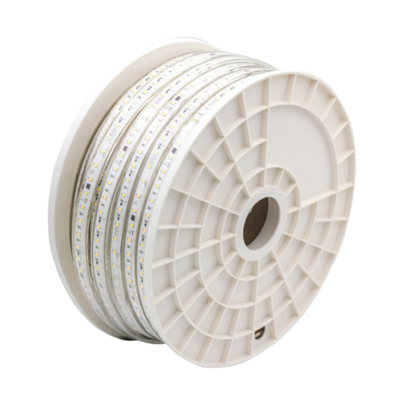 Striscia LED 3528 Impermeabile IP65 220V Monocolore 120 LED/Metro - Bobina da 100 Metri