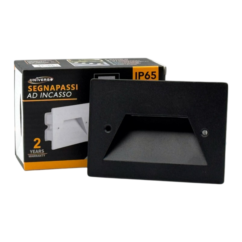 Universo ES49-N3C Punto Luce Segnapasso Rettangolare LED ad Incasso Cambia Colore CCT 3in1 3W 24° da Esterno IP65