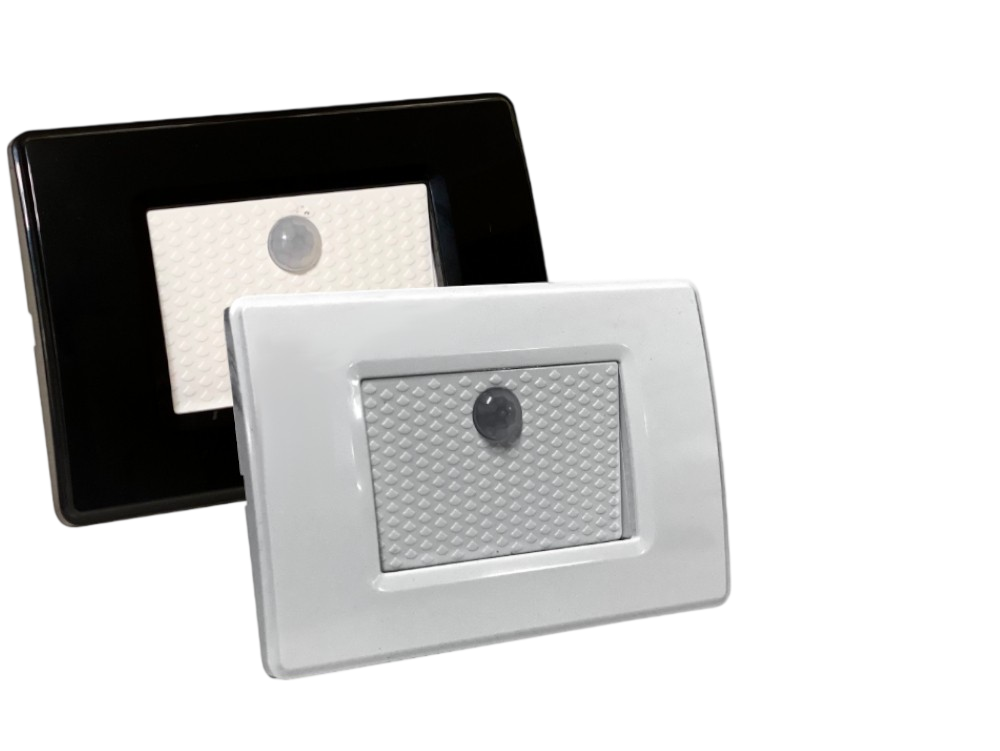 PUNTO LUCE SEGNAPASSO LED A INCASSO RETTANGOLARE CON SCATOLA E503 1.3W 25LM