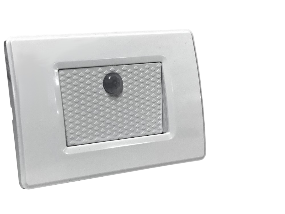 PUNTO LUCE SEGNAPASSO LED A INCASSO RETTANGOLARE CON SCATOLA E503 1.3W 25LM
