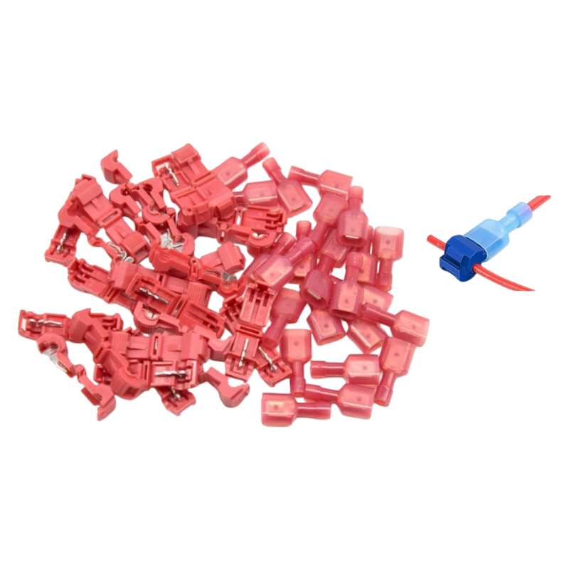 Confezione da 20 Pezzi – Connettore di Giunzione Rubacorrente Isolato per Cavi da 0,5 mm² a 1,0 mm² e da 0,75 mm² a 2,5 mm²