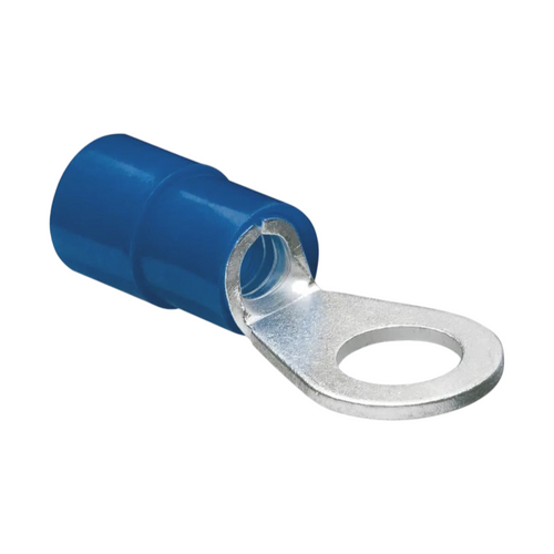 Confezione da 100 Pezzi – Capicorda Terminale ad Occhiello Isolato per Cavi da 0,5 mm² a 1,5 mm² – Foro M4