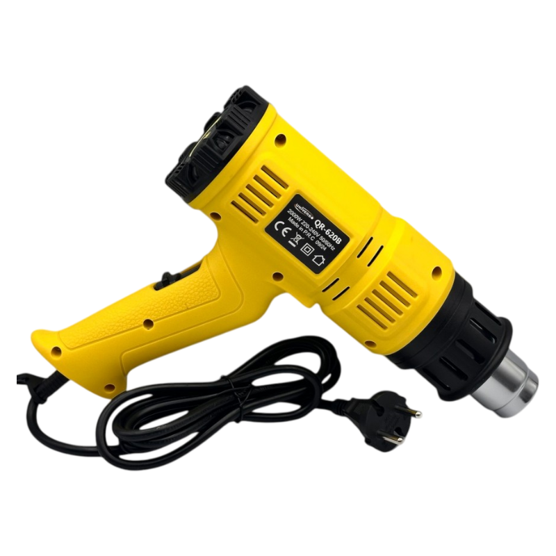 Pistola Termica Aria Calda UNIVERSO QR-620B 2000W | Sverniciatore con Doppio Selettore Temperatura e Flusso Aria