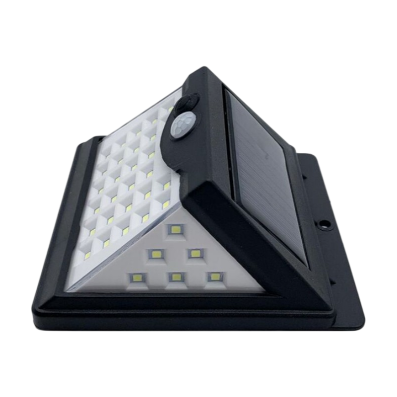 Applique Lampada SMD LED per Esterno IP65 con Pannello Solare e Sensore di Movimento – 120 Lumen, Illuminazione Autonoma