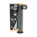 Lampione da giardino UNIVERSO 539PB-B440-G 45 cm con diffusori orientabili e 2 attacchi GU10 IP44 per esterno