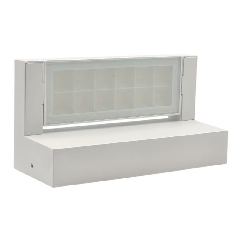 Lampada Applique LED da Muro Universo 472-B3C – Testa Ruotabile 21W SMD, CCT 3in1, IP65 per Esterno