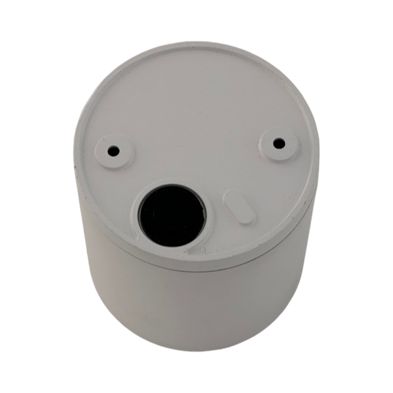 Portalampada Applique da Giardino Universo H94 – Wall Light da Muro a Cilindro per Lampadine GU10, Colore Bianco e Nero
