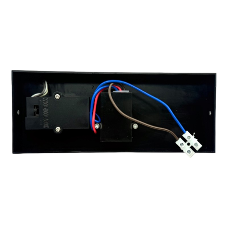 Applique LED da Muro Nera 10W SMD con Sensore PIR di Movimento – CCT 3in1, IP54 per Esterno