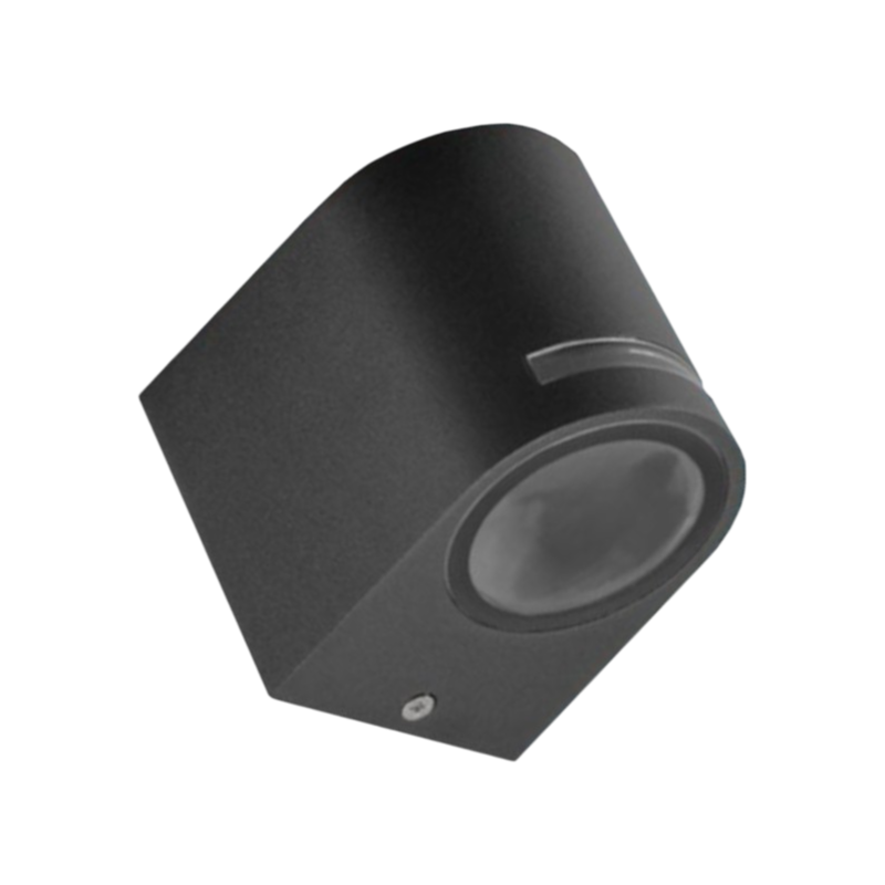 Portalampada Applique Wall Light da Muro per 1 Lampadina GU10 – IP54, Disponibile in Bianco e Nero
