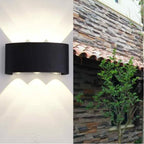 Applique LED da Muro Nera a Doppia Emissione Luminosa 16W - immagine 4