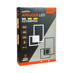 Applique LED a Muro Nera Universo AQ34-N3C 24W - Forma - immagine 8