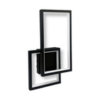 Applique LED a Muro Nera Universo AQ34-N3C 24W - Forma - immagine 3
