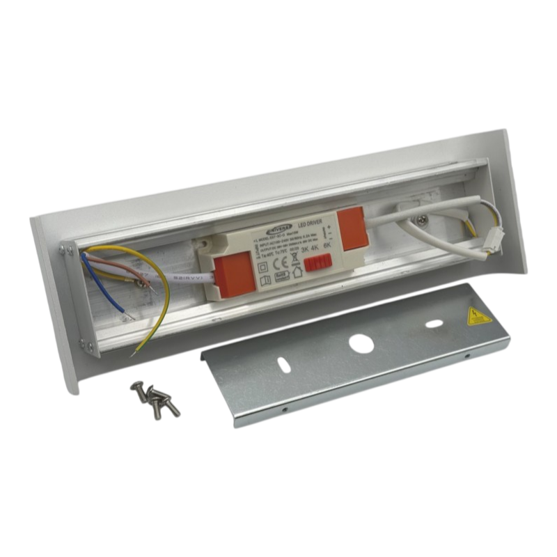 Lampada Applique SMD LED Bianca da Muro Universo E57-B3C – 15W, IP20, Doppio LED con CCT Switch per Cambio Colore Luce