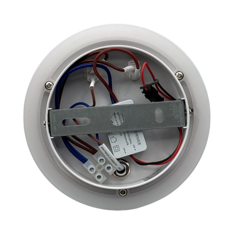 Lampada Applique LED da Parete Universo MR-01-BC – Doppia Sorgente Luminosa Orientabile con Interruttori, Colore Bianco, Luce Calda 3000K