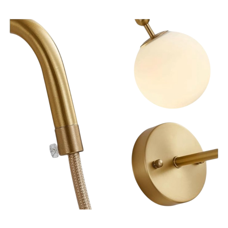 Applique Lampada da Interno a Parete Universo AQ56 – Stile Contemporaneo, Max 10W, Attacco G9