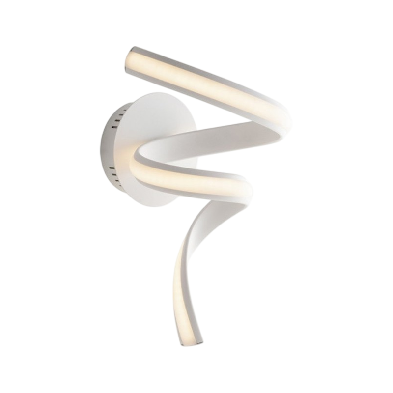Applique LED a Spirale – Montaggio a Parete 10W, Colore Luce CCT 3in1 (3000K/4000K/6500K)