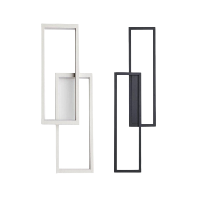 Applique LED Rettangolare – Montaggio a Parete 32W, Colore Luce CCT 3in1 (3000K/4000K/6500K)
