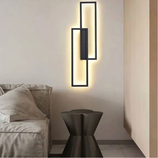 Applique LED Rettangolare – Montaggio a Parete 32W, Colore Luce CCT 3in1 (3000K/4000K/6500K)