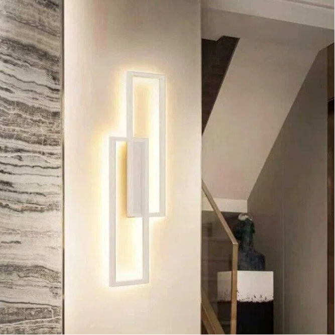 Applique LED Rettangolare – Montaggio a Parete 32W, Colore Luce CCT 3in1 (3000K/4000K/6500K)