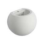Applique Plafoniera Sfera in Gesso Verniciabile - Doppia
