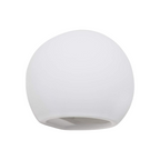 Applique Plafoniera Sfera in Gesso Verniciabile - Doppia - immagine 2