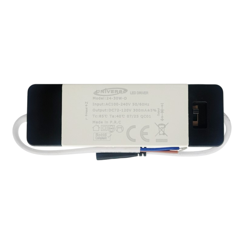 Faretto COB LED da Incasso Rotondo 30W – Colore Bianco, CCT Switch con Selezione Luce 3000K/4000K/6500K