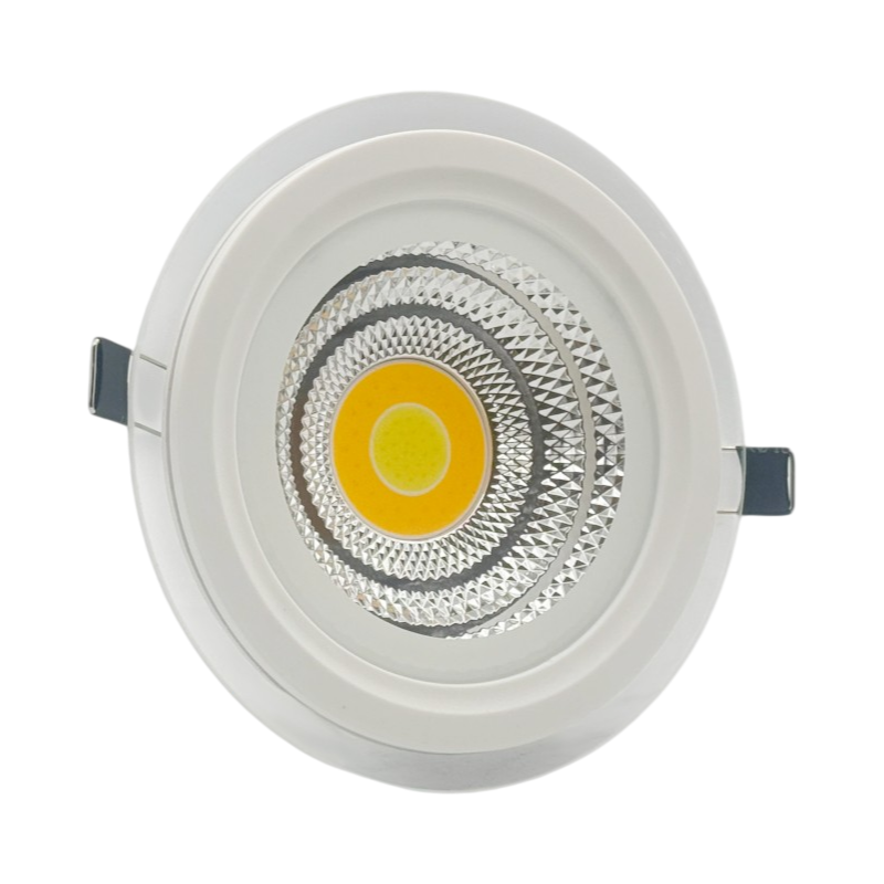 Faretto COB LED da Incasso Rotondo 18W – Colore Bianco, CCT Switch con Selezione Luce 3000K/4000K/6500K