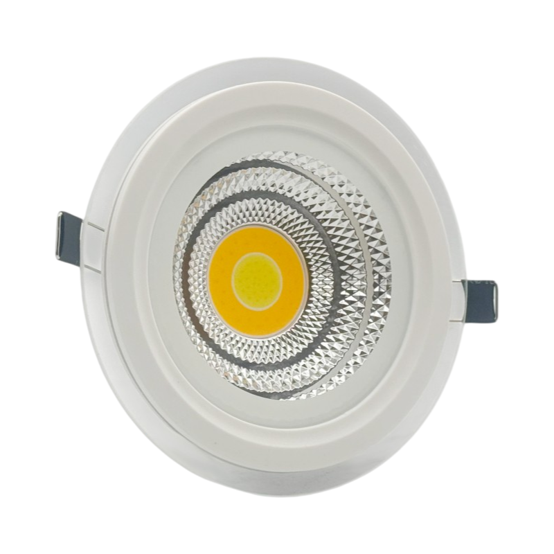 Faretto COB LED da Incasso Rotondo 7W – Colore Bianco, CCT Switch con Selezione Luce 3000K/4000K/6500K
