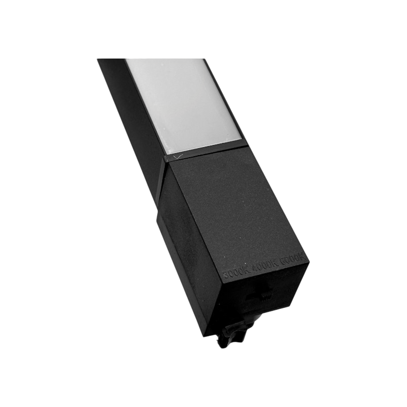 Track Light Faretto Lineare LED per Binario Elettrificato Monofase Universo PST-57-N3C – 20W, CCT 3in1 (3000K/4000K/6500K)