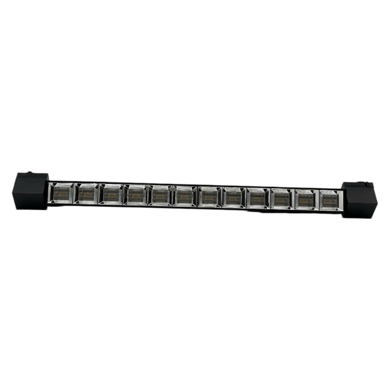 Track Light Faretto Lineare LED SMD Universo PST-47-N – 26W, 38°, per Binario Elettrificato Monofase, Colore Nero