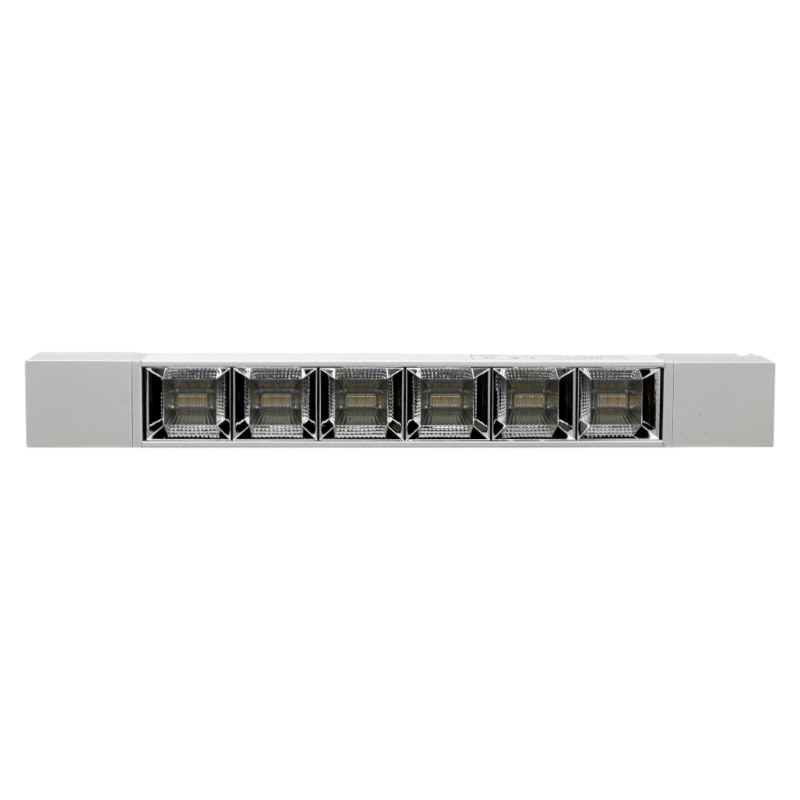 Track Light Faretto Lineare LED SMD Universo PST-27-B – 12W, 38°, per Binario Elettrificato Monofase, Colore Bianco