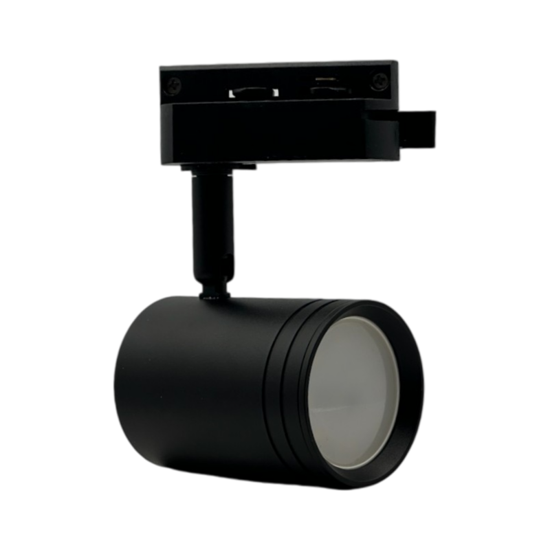 Track Light da Binario Monofase con Portalampada per Lampadine GU10 – Colore Nero