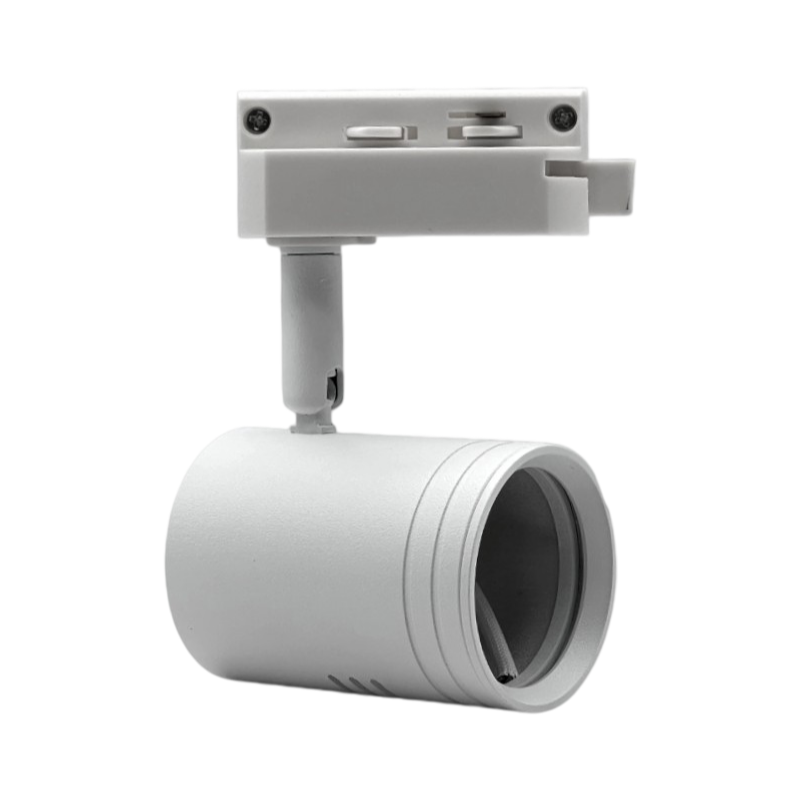 Track Light da Binario Monofase con Portalampada per Lampadine GU10 – Colore Bianco