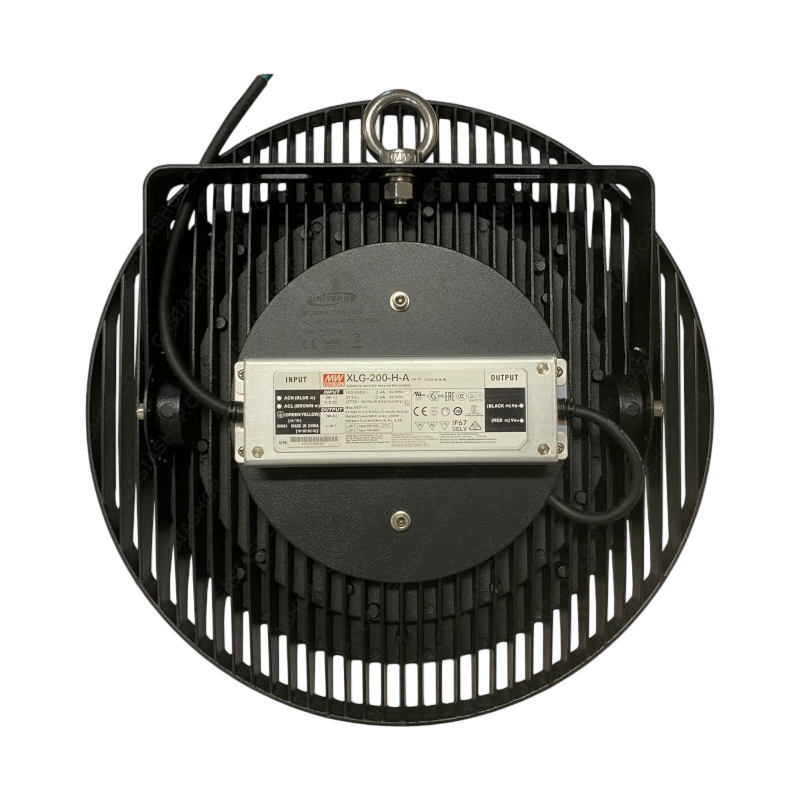 Campana LED UFO Lampada Industriale 200W da Esterno – Driver Meanwell, IP65, 24.000 Lumen
