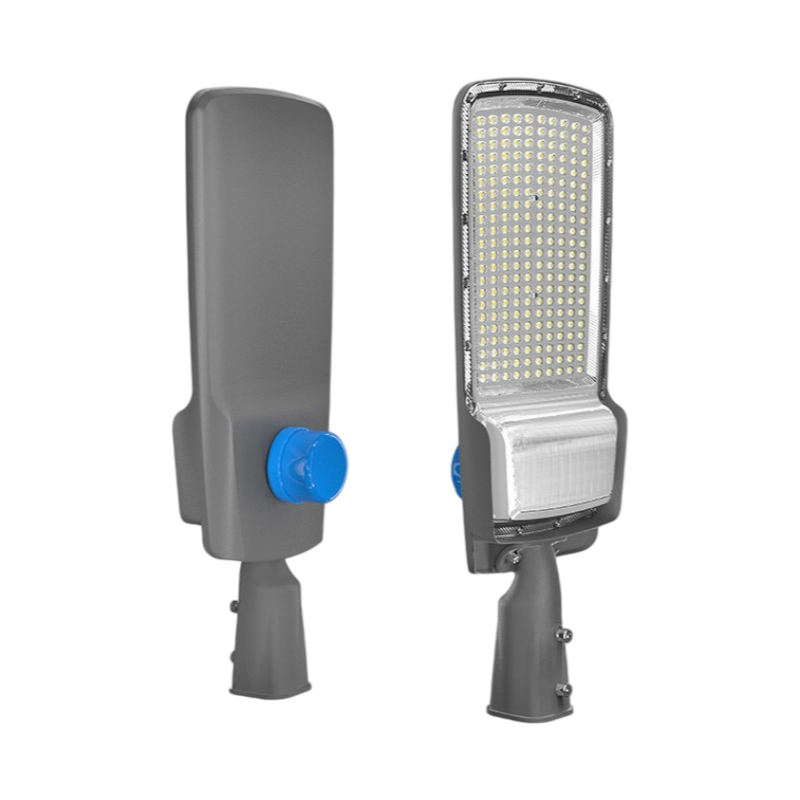Lampione Armatura Stradale LED 100W SMD con Sensore Crepuscolare – Luce Bianca Fredda 6500K, IP65