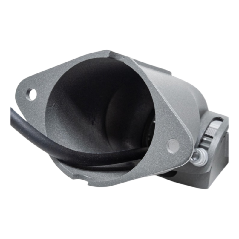 UNIVERSO PROIETTORE FARO ARMATURA STRADALE LED 50W CON SNODO INCORPORATO DA ESTERNO IP65 LUCE BIANCO FREDDO 6500K