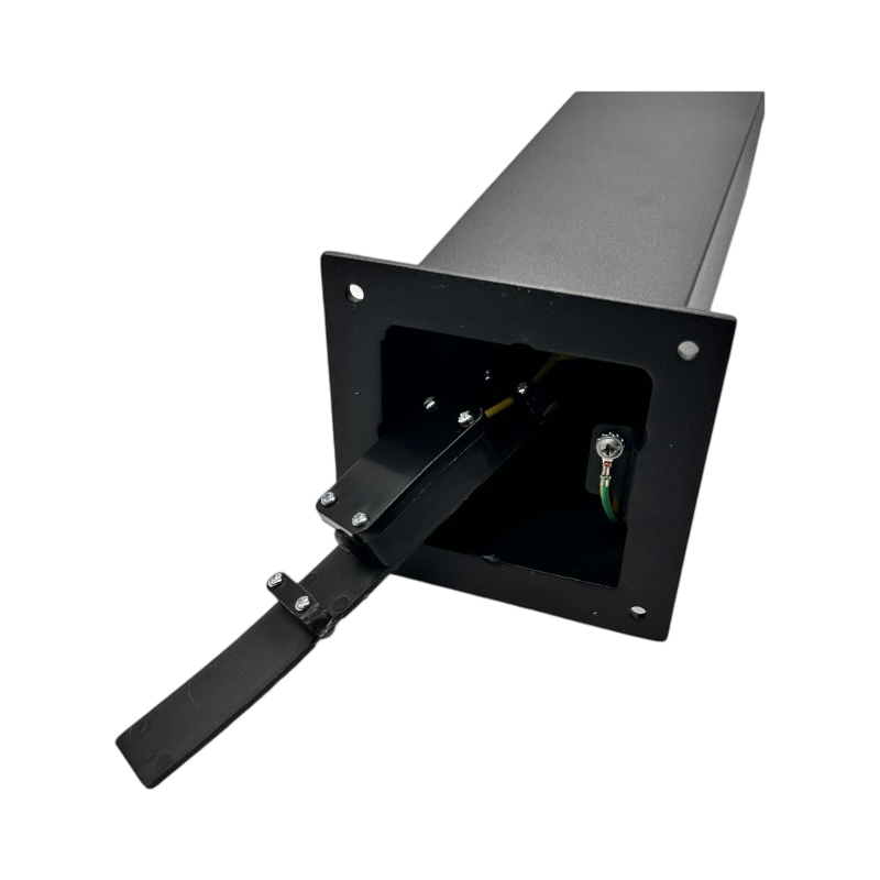 Portalampada Palo da Giardino Quadrato Universo B440 – Fissaggio a Terra per Lampadine E27, IP44