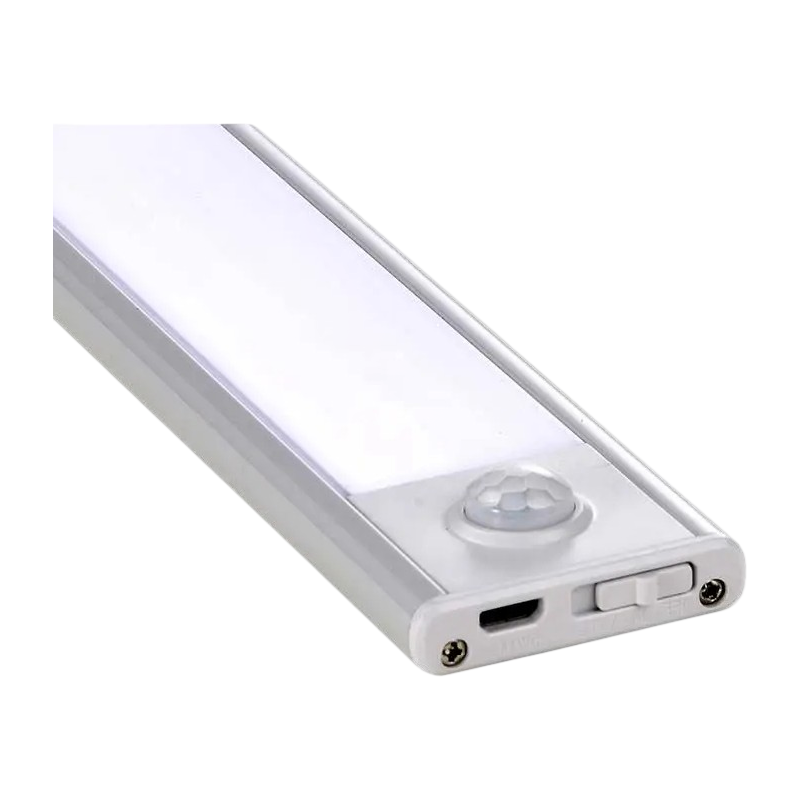 Lampada LED Calamitata da Parete per Cabine Armadio – Batteria Ricaricabile, Sensore di Movimento, 3W, 238 Lumen