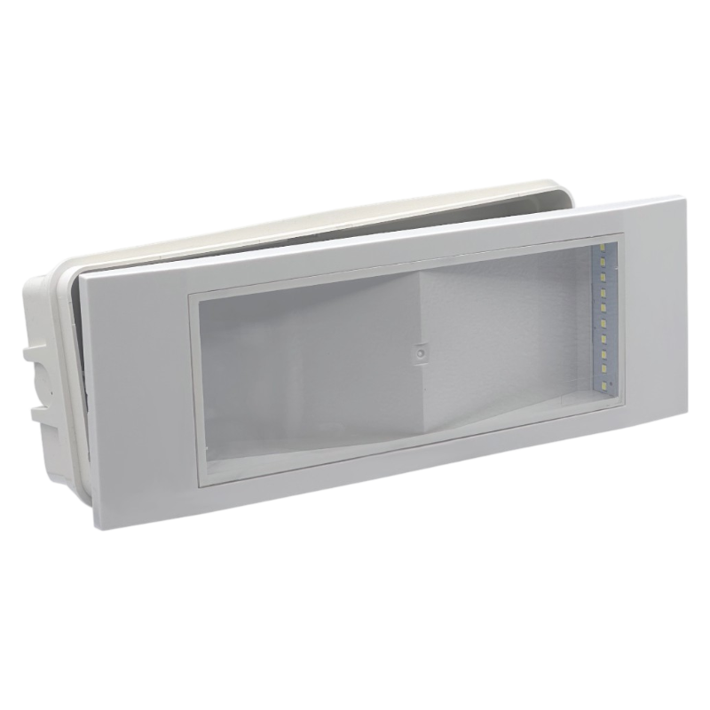 Lampada LED di Emergenza Anti Black Out Universo NA04-LED20-A – 5W, 300 Lumen, da Interno con Pittogrammi
