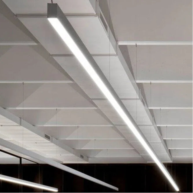 Lampadario LED Lineare Modulare a Sospensione e Soffitto – 40W, Colore Luce Selezionabile CCT (4000K/5000K/6500K)