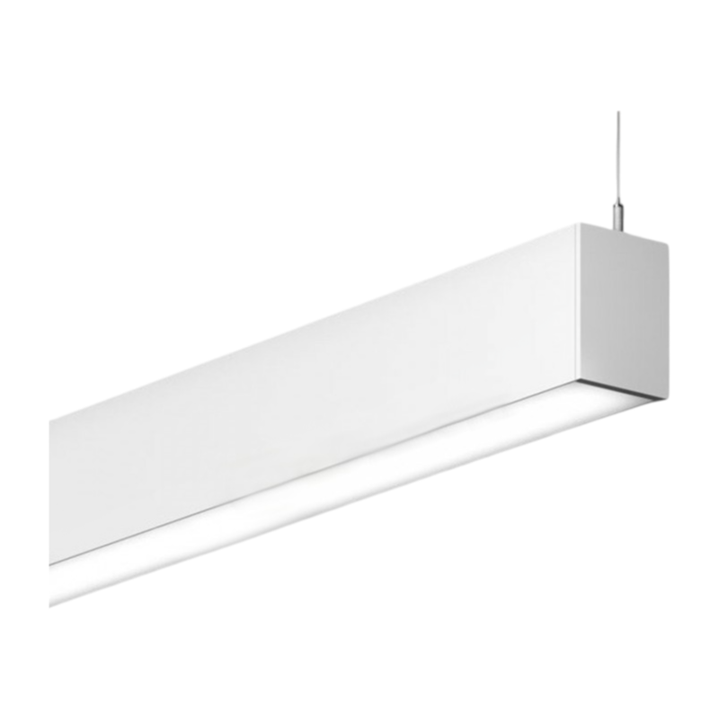 Lampadario LED Lineare Modulare a Sospensione e Soffitto – 40W, Colore Luce Selezionabile CCT (4000K/5000K/6500K)