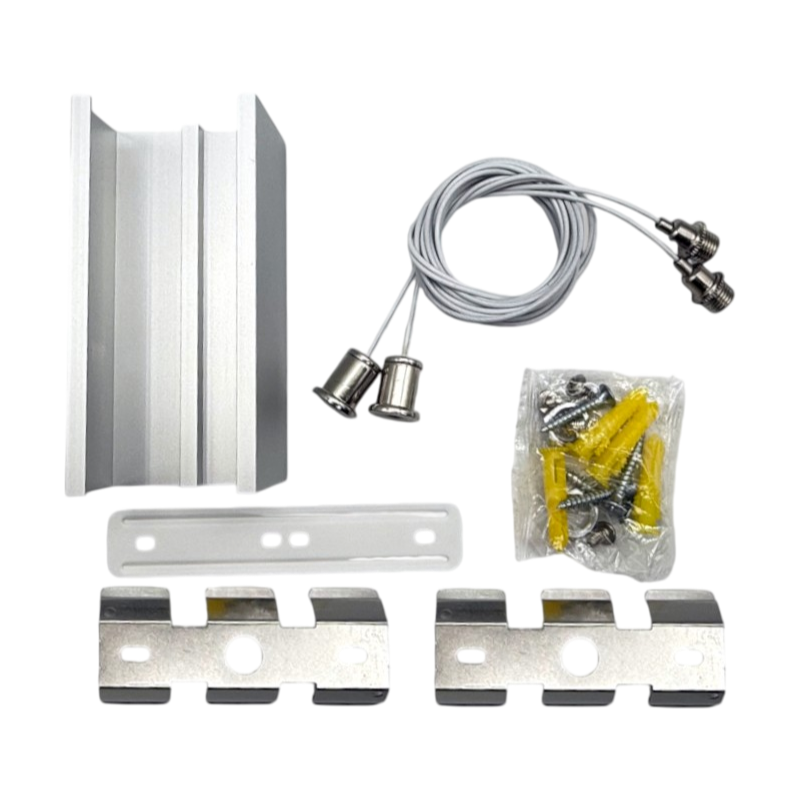 Lampadario LED Lineare Modulare a Sospensione e Soffitto – 40W, Colore Luce Selezionabile CCT (4000K/5000K/6500K)