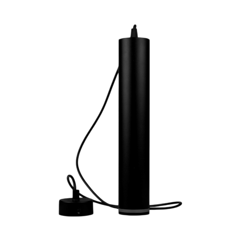 Lampadario a Sospensione Universo SP-01-N – Portalampada per Lampadine GU10 in Alluminio Colore Nero