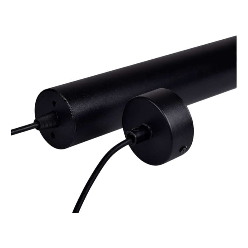 Lampadario a Sospensione Universo SP-01-N – Portalampada per Lampadine GU10 in Alluminio Colore Nero