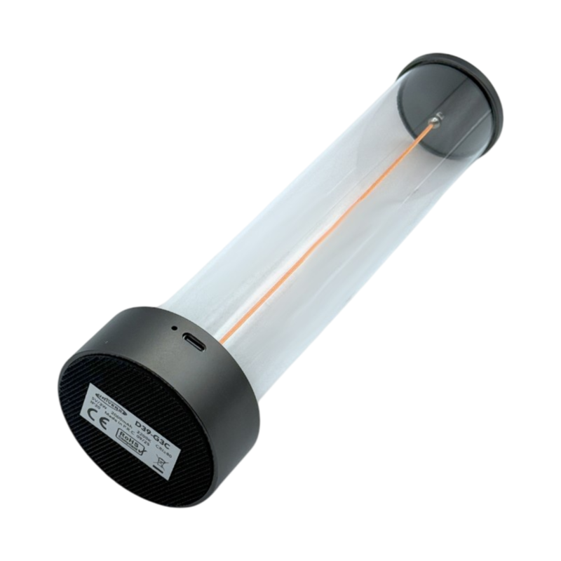 Lampada da Tavolo LED Ricaricabile Universo D39-G3C – 3W con Filo Luminoso Magnetico Touch, Luce Calda 2200K, Decorativa per Bar e Ristoranti